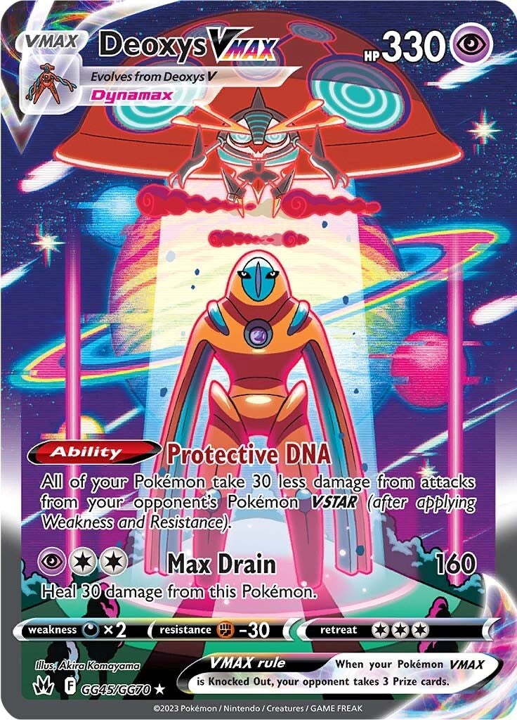 Deoxys VMAX (GG45/GG70) [Sword & Shield: Crown Zenith] | Card Merchant Takapuna