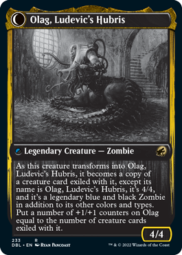 Ludevic, Necrogenius // Olag, Ludevic's Hubris [Innistrad: Double Feature] | Card Merchant Takapuna