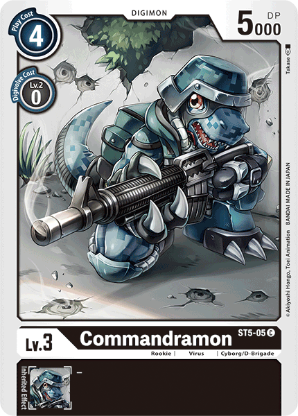 Commandramon [ST5-05] [Starter Deck: Machine Black] | Card Merchant Takapuna