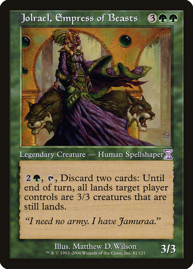 Jolrael, Empress of Beasts [Time Spiral Timeshifted] | Card Merchant Takapuna