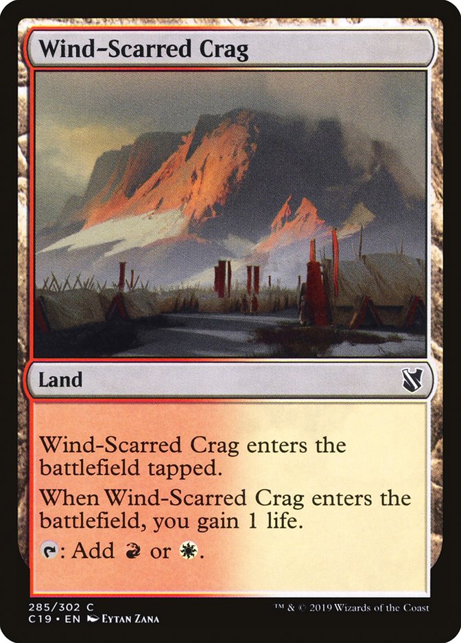 Wind-Scarred Crag [Commander 2019] | Card Merchant Takapuna