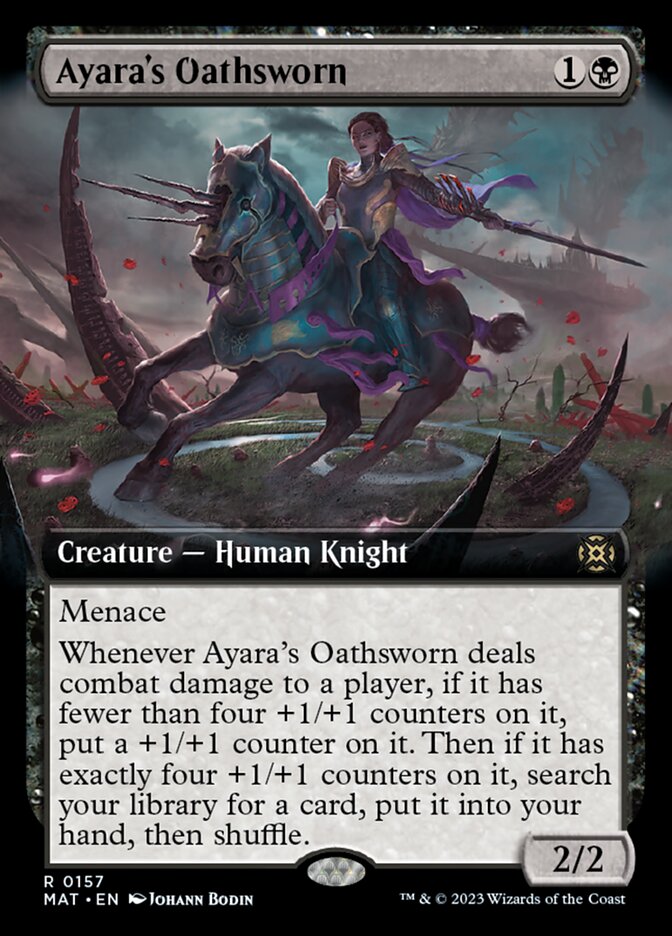 Ayara's Oathsworn (Extended Art) [March of the Machine: The Aftermath] | Card Merchant Takapuna