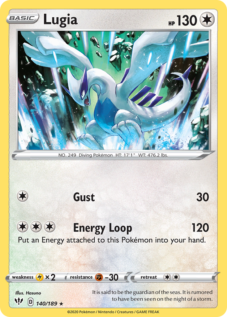 Lugia (140/189) [Sword & Shield: Darkness Ablaze] | Card Merchant Takapuna