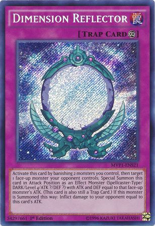 Dimension Reflector [MVP1-ENS21] Secret Rare | Card Merchant Takapuna