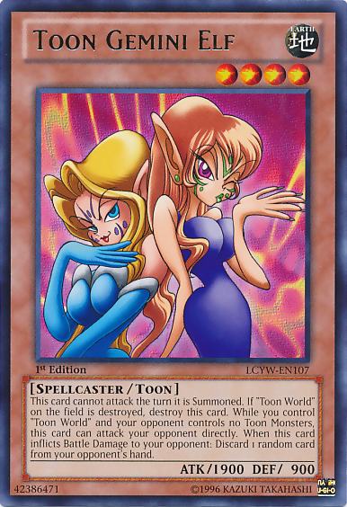 Toon Gemini Elf [LCYW-EN107] Rare | Card Merchant Takapuna