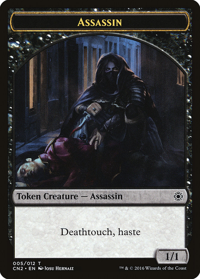 Assassin Token [Conspiracy: Take the Crown Tokens] | Card Merchant Takapuna