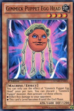 Gimmick Puppet Egg Head [NUMH-EN005] Super Rare | Card Merchant Takapuna