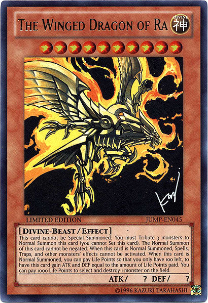 The Winged Dragon of Ra [JUMP-EN045] Ultra Rare | Card Merchant Takapuna