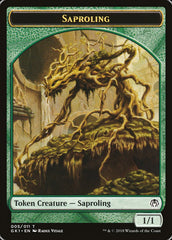 Saproling // Insect Double-Sided Token [Guilds of Ravnica Guild Kit Tokens] | Card Merchant Takapuna