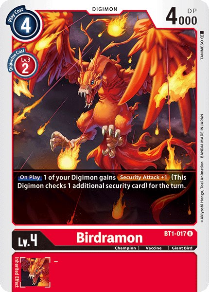 Birdramon [BT1-017] [Release Special Booster Ver.1.0] | Card Merchant Takapuna