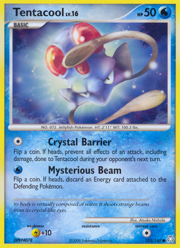 Tentacool (125/146) [Diamond & Pearl: Legends Awakened] | Card Merchant Takapuna