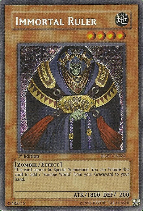 Immortal Ruler [RGBT-EN082] Secret Rare | Card Merchant Takapuna