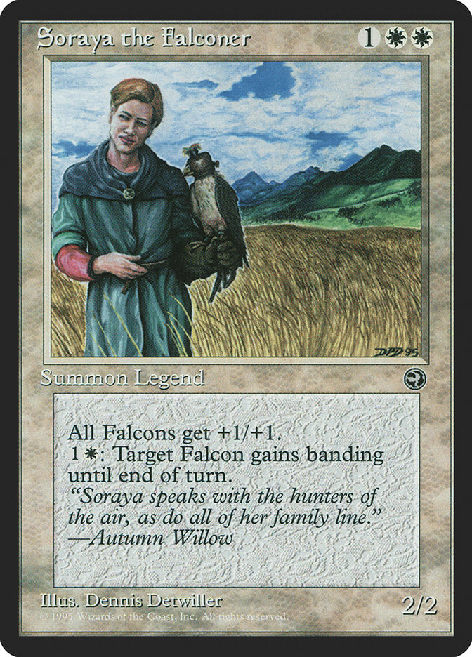 Soraya the Falconer [Homelands] | Card Merchant Takapuna