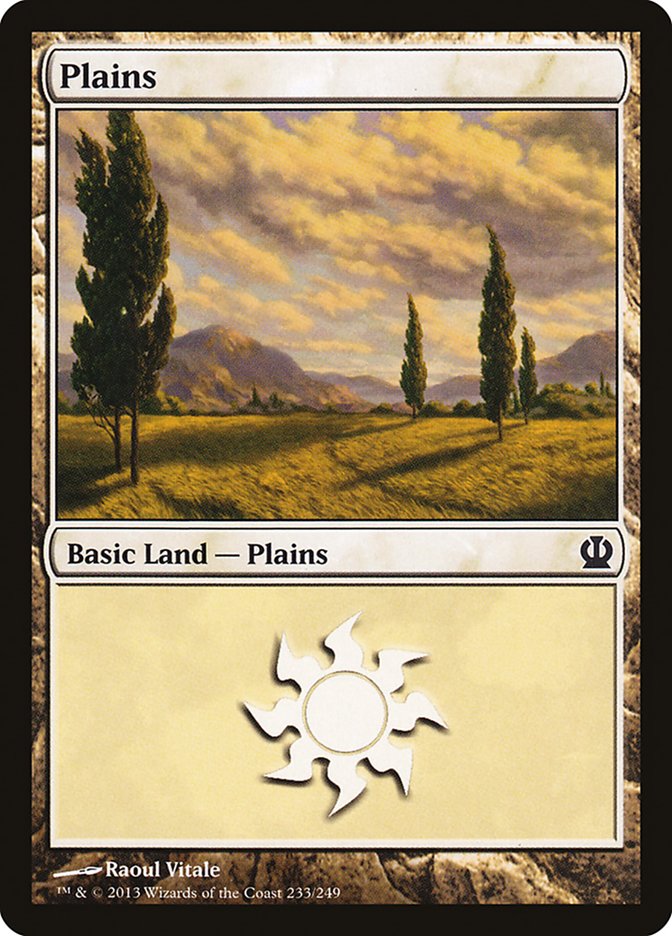 Plains (233) [Theros] | Card Merchant Takapuna