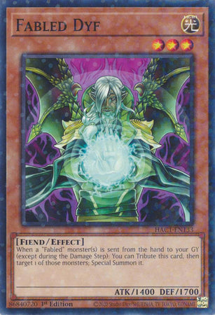 Fabled Dyf (Duel Terminal) [HAC1-EN133] Parallel Rare | Card Merchant Takapuna