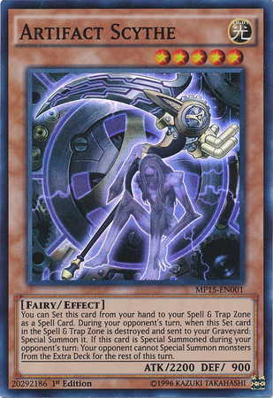 Artifact Scythe [MP15-EN001] Super Rare | Card Merchant Takapuna