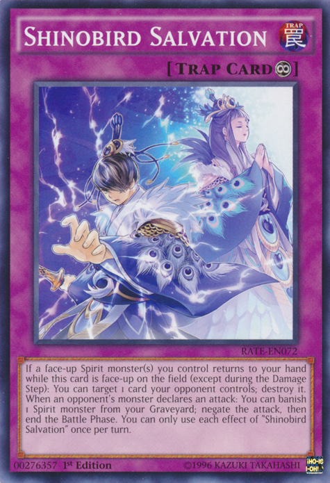 Shinobird Salvation [RATE-EN072] Common | Card Merchant Takapuna