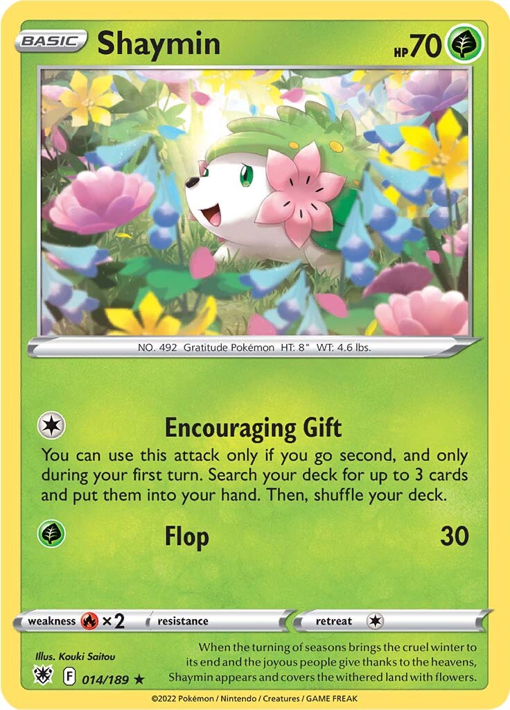 Shaymin (014/189) [Sword & Shield: Astral Radiance] | Card Merchant Takapuna