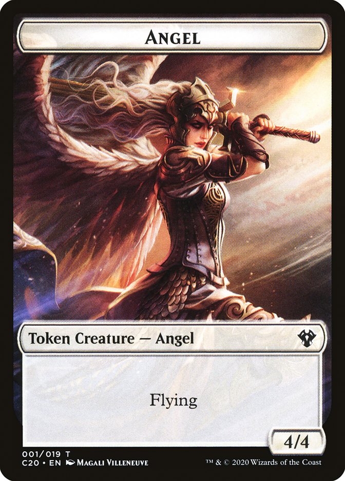 Angel Token [Commander 2020 Tokens] | Card Merchant Takapuna