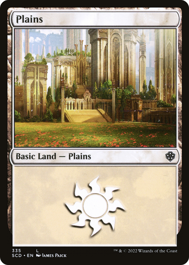 Plains (335) [Starter Commander Decks] | Card Merchant Takapuna