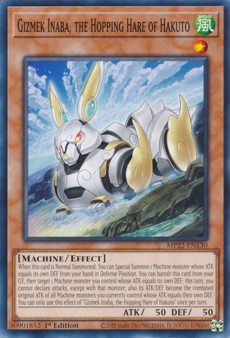 Gizmek Inaba, the Hopping Hare of Hakuto [MP22-EN130] Common | Card Merchant Takapuna