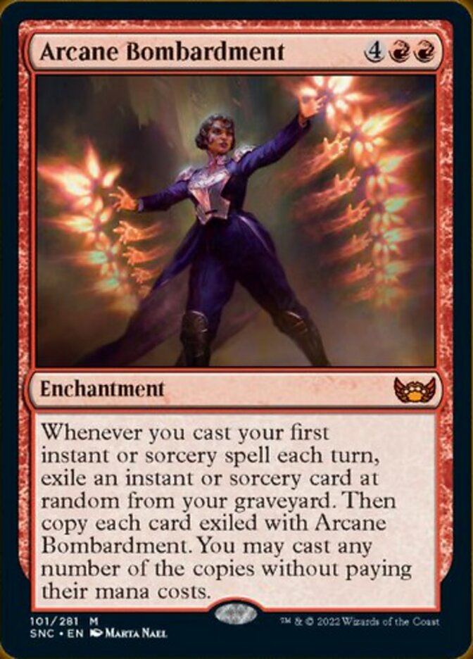 Arcane Bombardment [Streets of New Capenna] | Card Merchant Takapuna