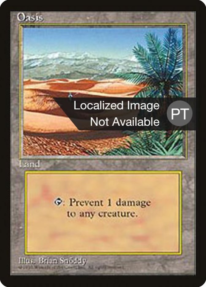 Oasis [Fourth Edition (Foreign Black Border)] | Card Merchant Takapuna