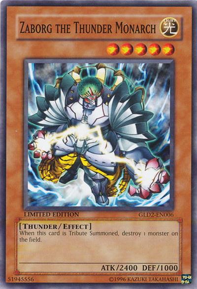 Zaborg the Thunder Monarch [GLD2-EN006] Common | Card Merchant Takapuna