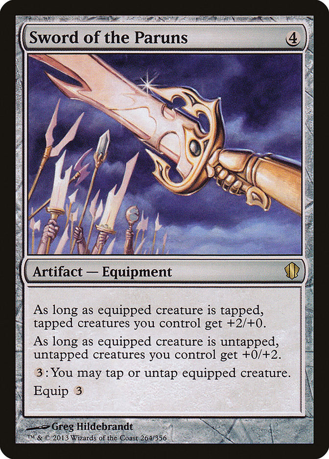 Sword of the Paruns [Commander 2013] | Card Merchant Takapuna