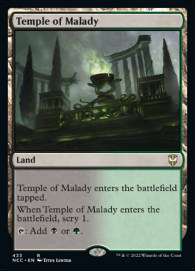 Temple of Malady [Streets of New Capenna Commander] | Card Merchant Takapuna