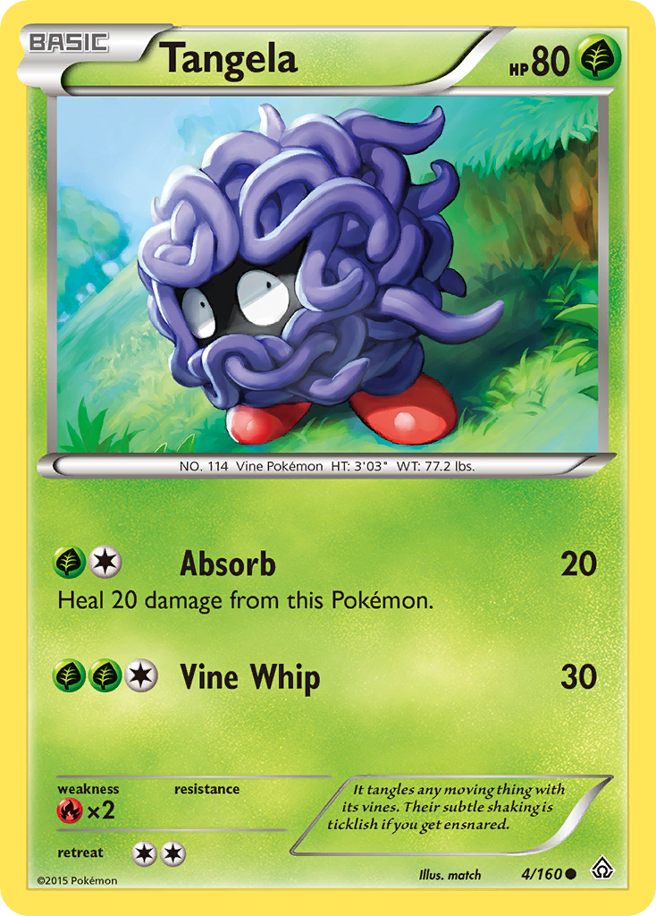 Tangela (4/160) [XY: Primal Clash] | Card Merchant Takapuna