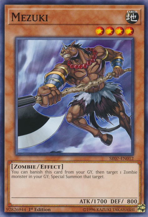 Mezuki [SR07-EN012] Common | Card Merchant Takapuna