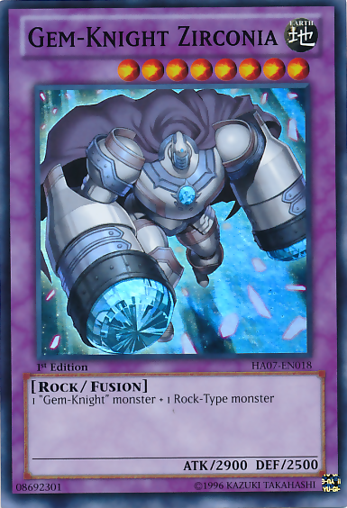 Gem-Knight Zirconia [HA07-EN018] Super Rare | Card Merchant Takapuna