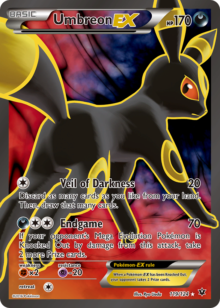 Umbreon EX (119/124) [XY: Fates Collide] | Card Merchant Takapuna