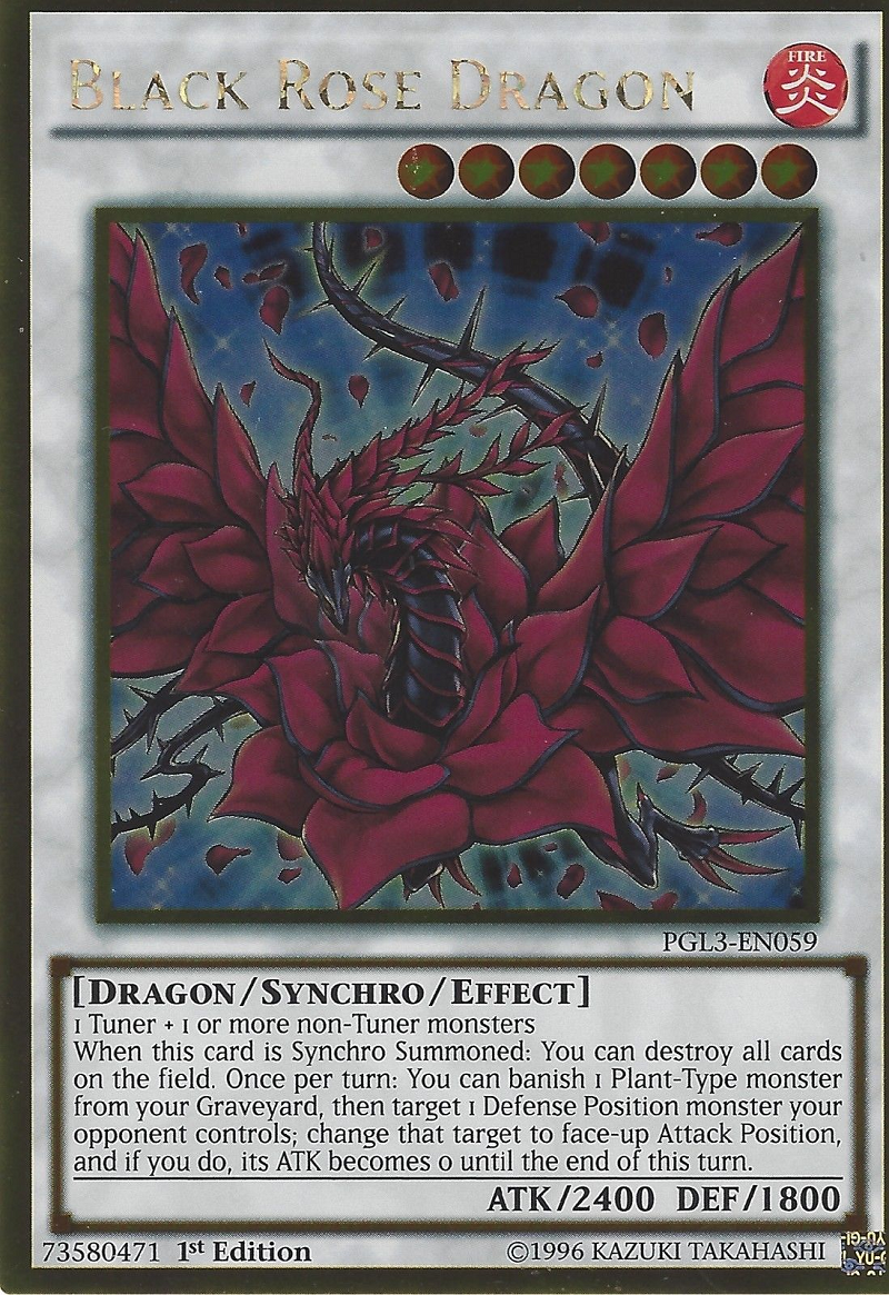 Black Rose Dragon [PGL3-EN059] Gold Rare | Card Merchant Takapuna