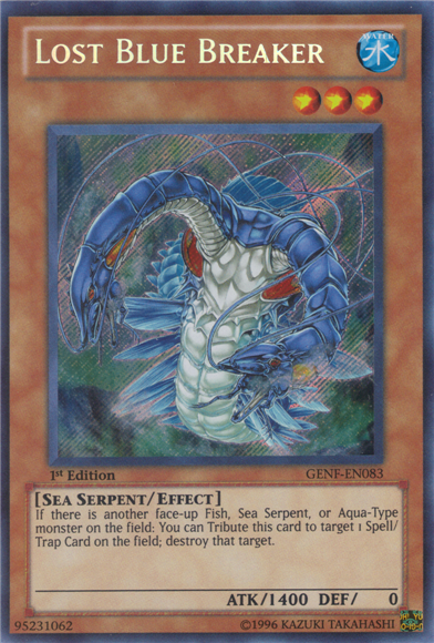 Lost Blue Breaker [GENF-EN083] Secret Rare | Card Merchant Takapuna