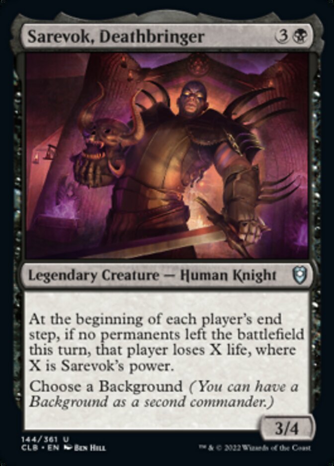 Sarevok, Deathbringer [Commander Legends: Battle for Baldur's Gate] | Card Merchant Takapuna