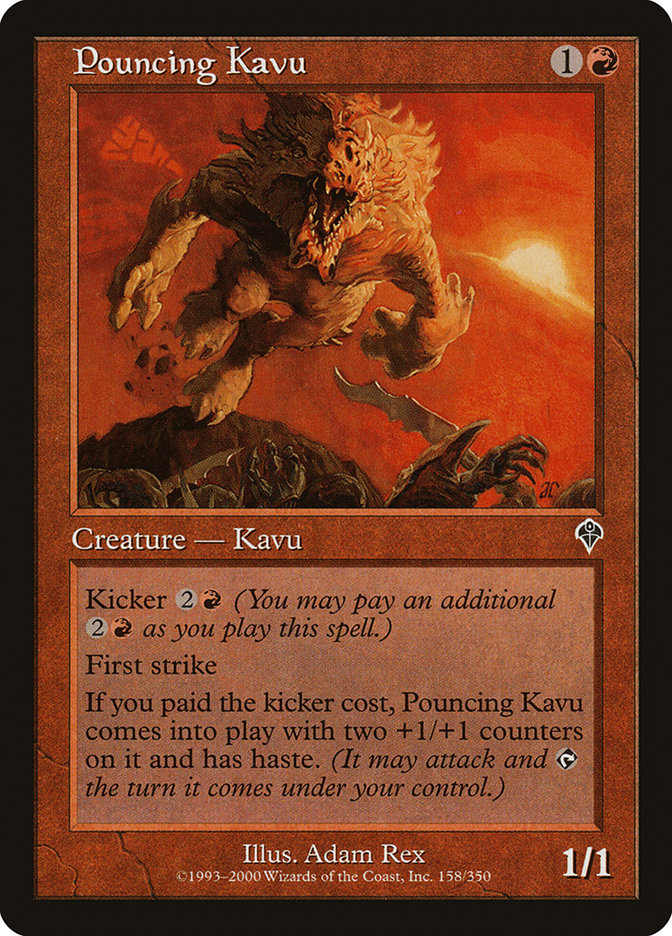 Pouncing Kavu [Invasion] | Card Merchant Takapuna