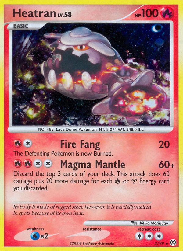 Heatran (3/99) [Platinum: Arceus] | Card Merchant Takapuna