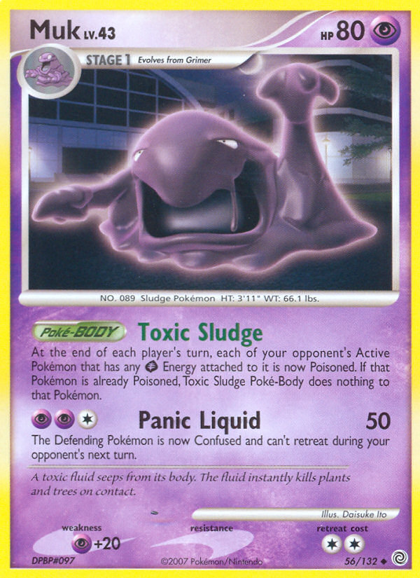 Muk (56/132) [Diamond & Pearl: Secret Wonders] | Card Merchant Takapuna