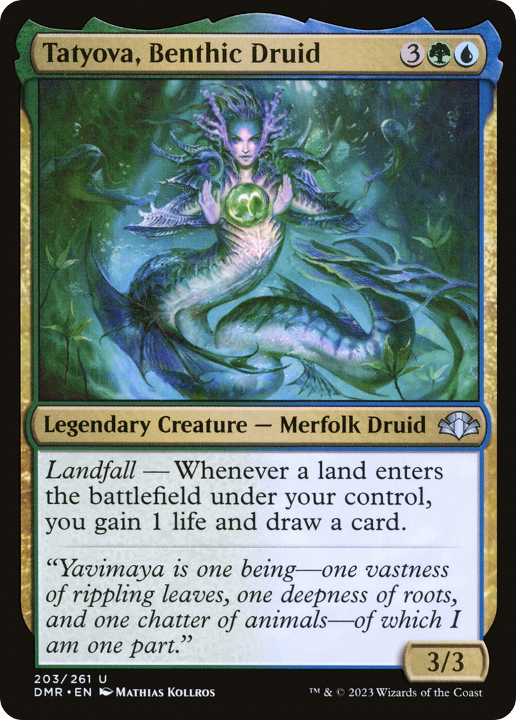 Tatyova, Benthic Druid [Dominaria Remastered] | Card Merchant Takapuna