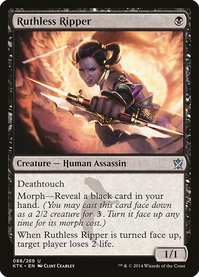 Ruthless Ripper [Khans of Tarkir] | Card Merchant Takapuna