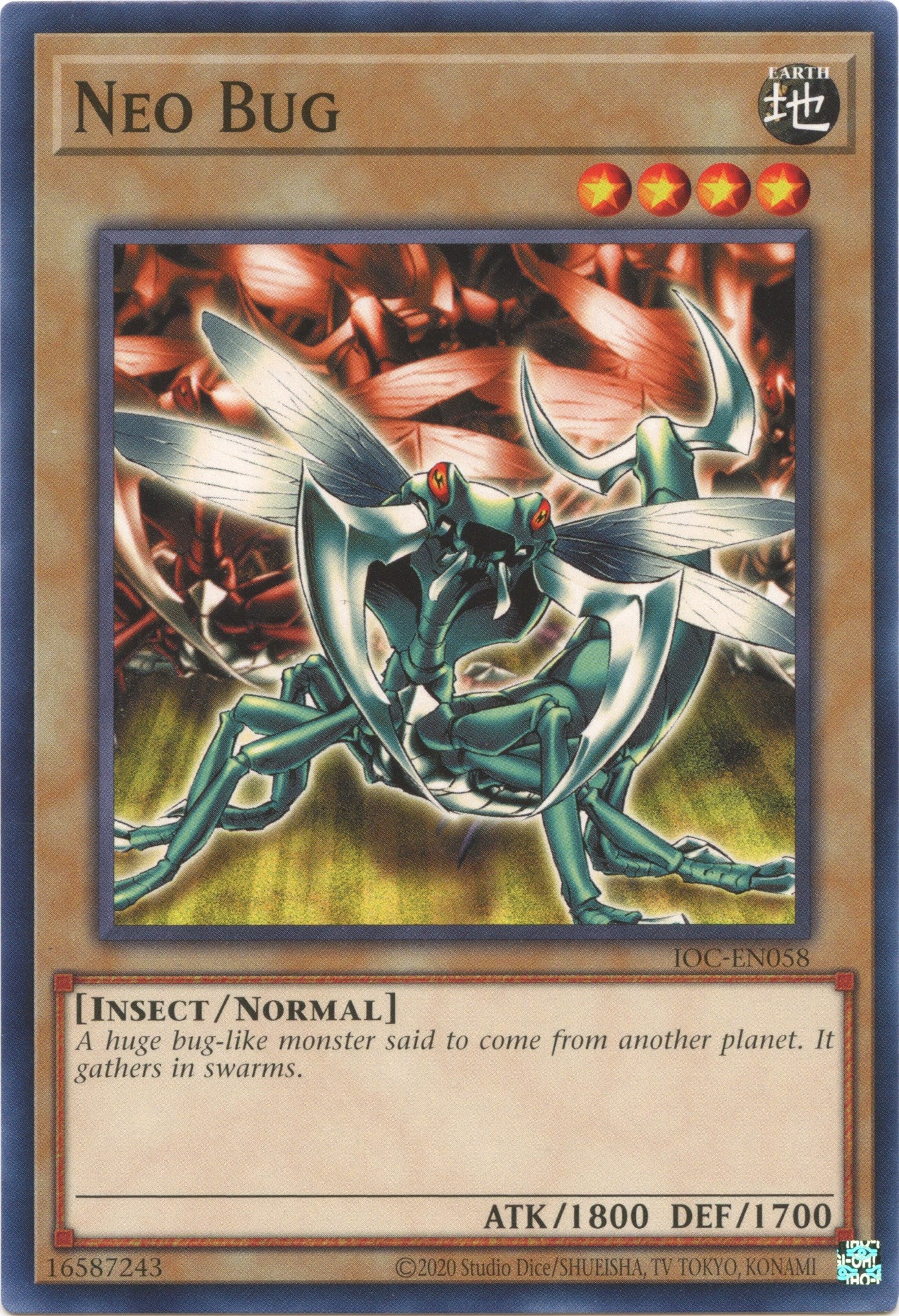 Neo Bug (25th Anniversary) [IOC-EN058] Common | Card Merchant Takapuna