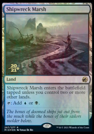 Shipwreck Marsh [Innistrad: Midnight Hunt Prerelease Promos] | Card Merchant Takapuna