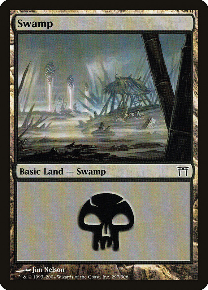 Swamp (297) [Champions of Kamigawa] | Card Merchant Takapuna