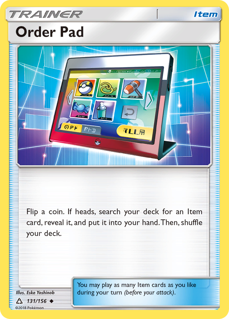 Order Pad (131/156) [Sun & Moon: Ultra Prism] | Card Merchant Takapuna