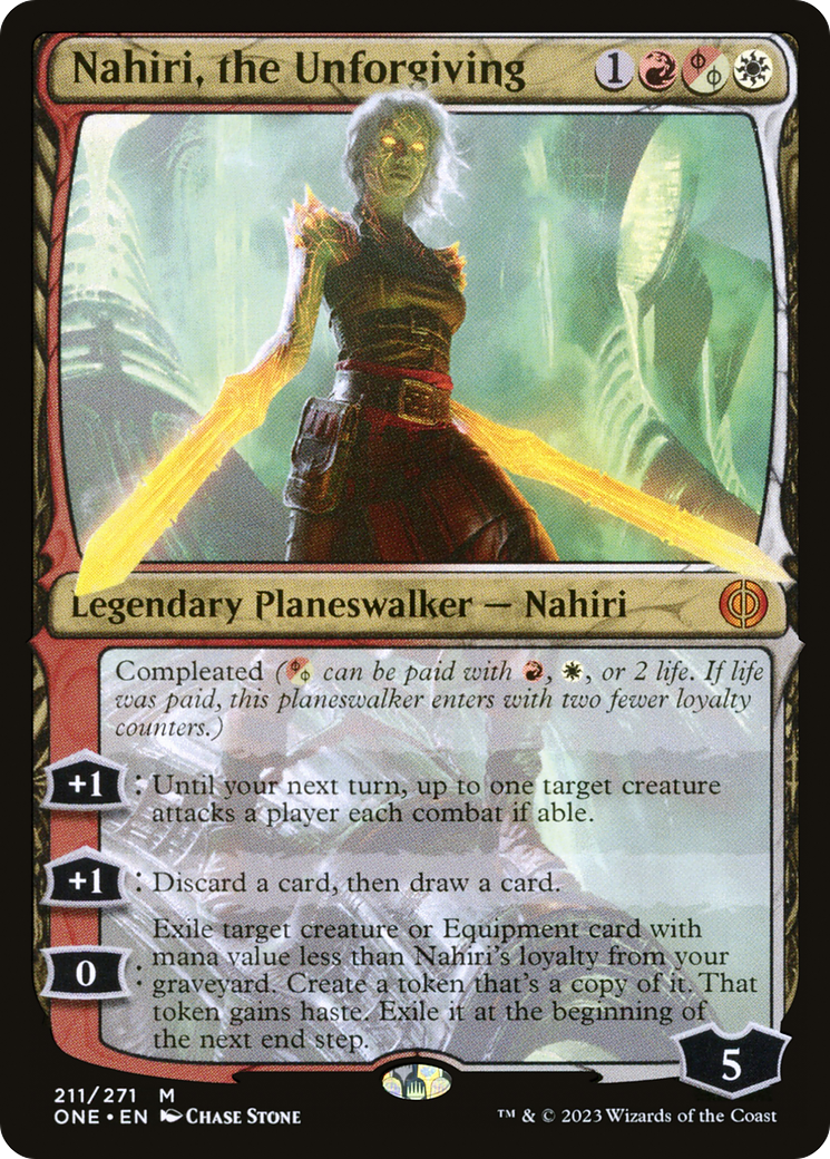 Nahiri, the Unforgiving [Phyrexia: All Will Be One] | Card Merchant Takapuna