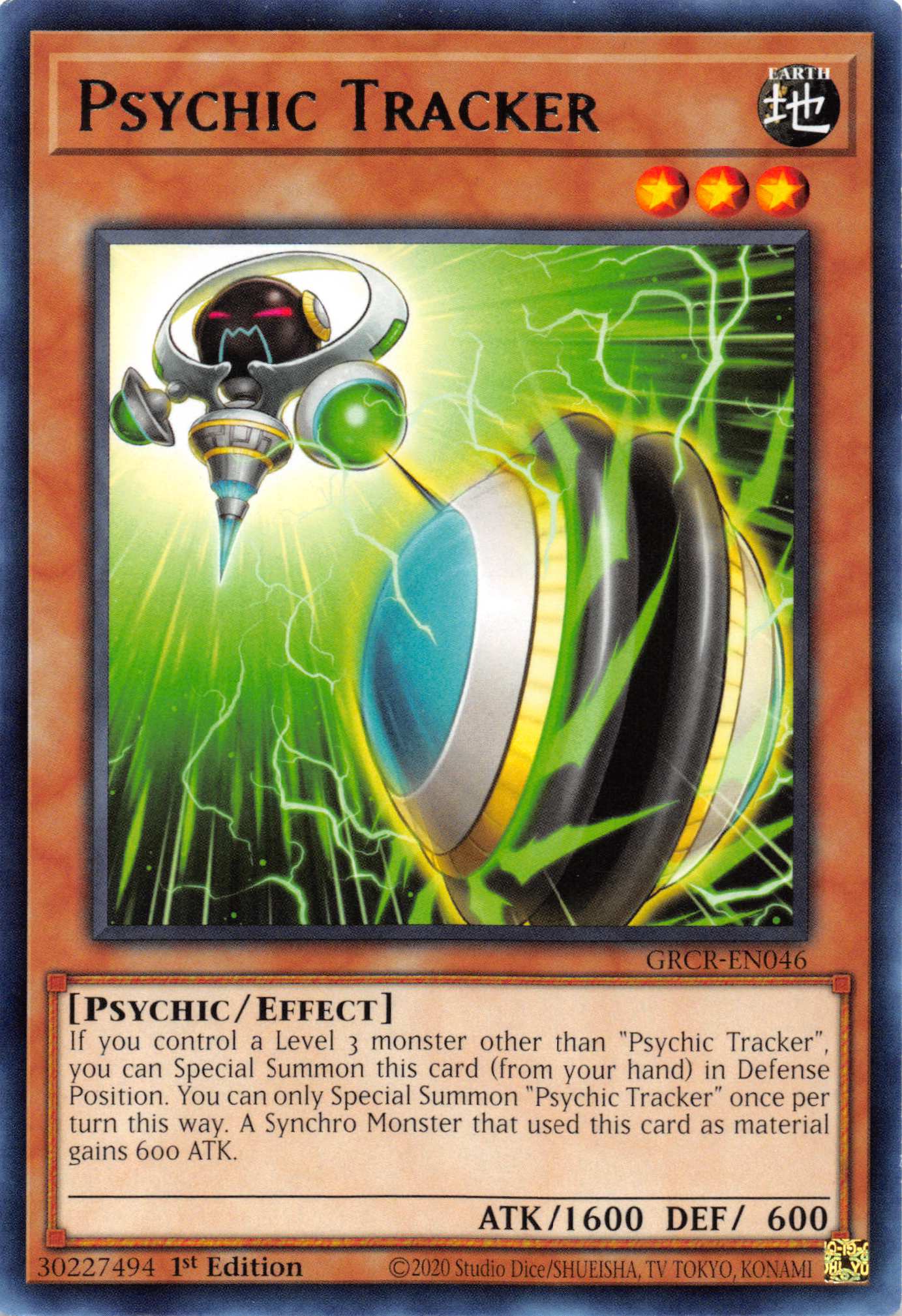 Psychic Tracker [GRCR-EN046] Rare | Card Merchant Takapuna