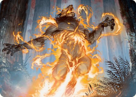 Burn the Accursed Art Card [Innistrad: Midnight Hunt Art Series] | Card Merchant Takapuna