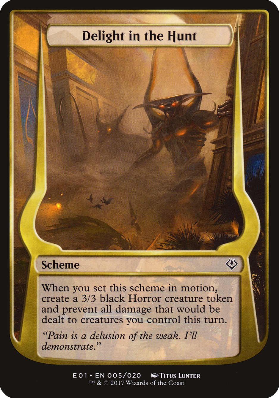 Delight in the Hunt (Schemes) [Archenemy: Nicol Bolas Schemes] | Card Merchant Takapuna